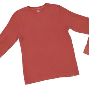 Nike All Conditions Gear Ribbed Long Sleeve Tee Burnt Orange Size Small